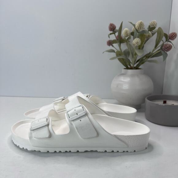 Birkenstock Arizona Eva Sandal White Regular Fit Men 10/EU43 0129421 NWOB - Picture 2 of 9